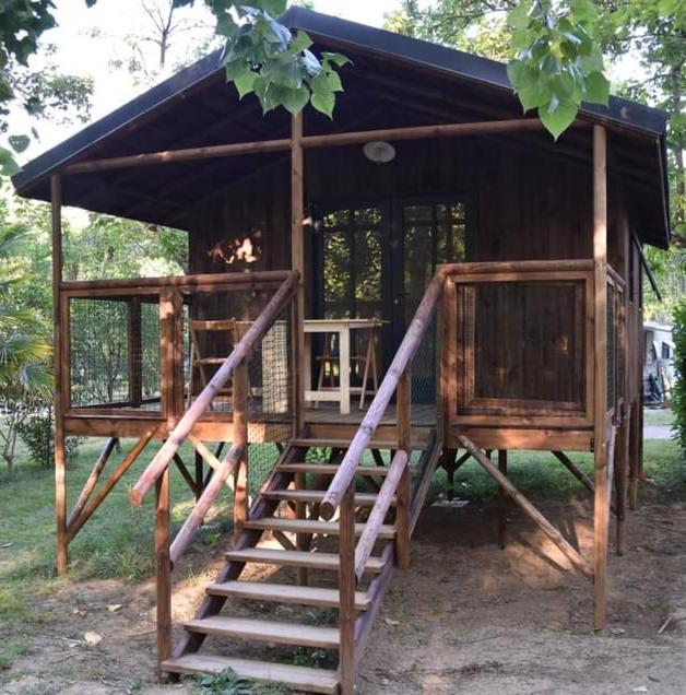 Camping Le Mouliat Hotel Moncrabeau Eksteriør billede